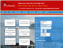 Tablet Screenshot of pacificprohomes.com